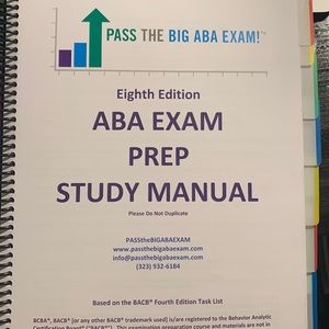 ABA exam prep